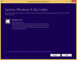 Tworzenie nośnika instalacyjnego Windows 8 - informacje o edycji systemu