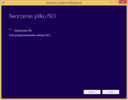 Tworzenie nośnika instalacyjnego Windows 8 - przygotowywanie pliku ISO